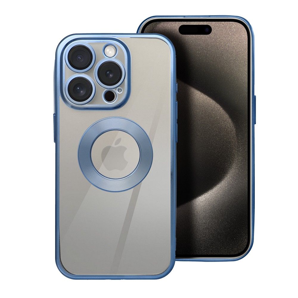 Pokrowiec Etui Glam Case niebieski Apple iPhone 16e / 9 Pokrowiec Etui Glam Case niebieski Apple iPhone 16e / 9