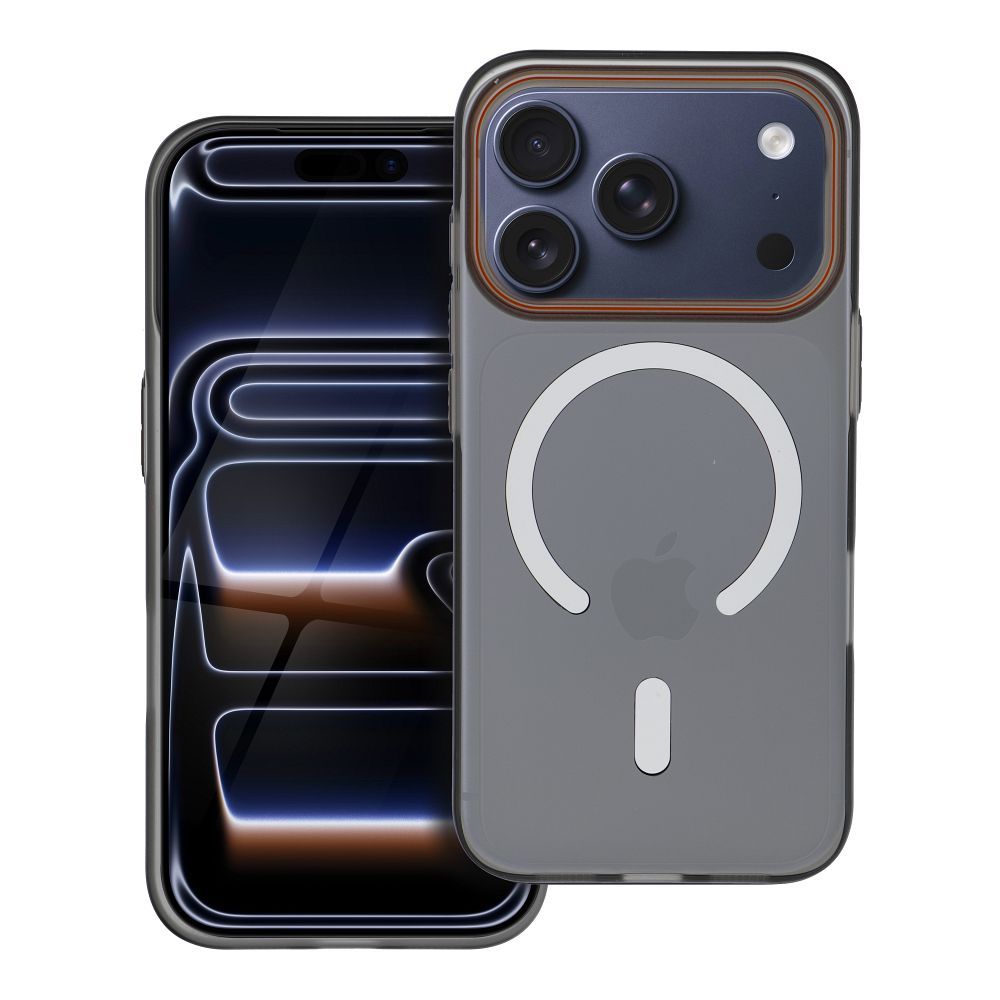 Pokrowiec Etui GO ORANGE MagSafe czarny Apple iPhone 17 Air