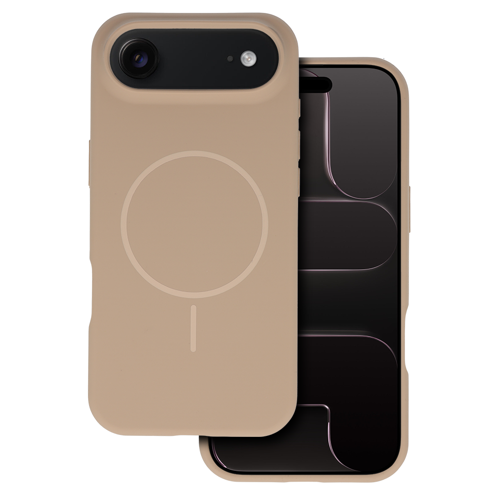 Pokrowiec Etui MagSafe Slim Silicone br�zowy Apple iPhone 17 Air