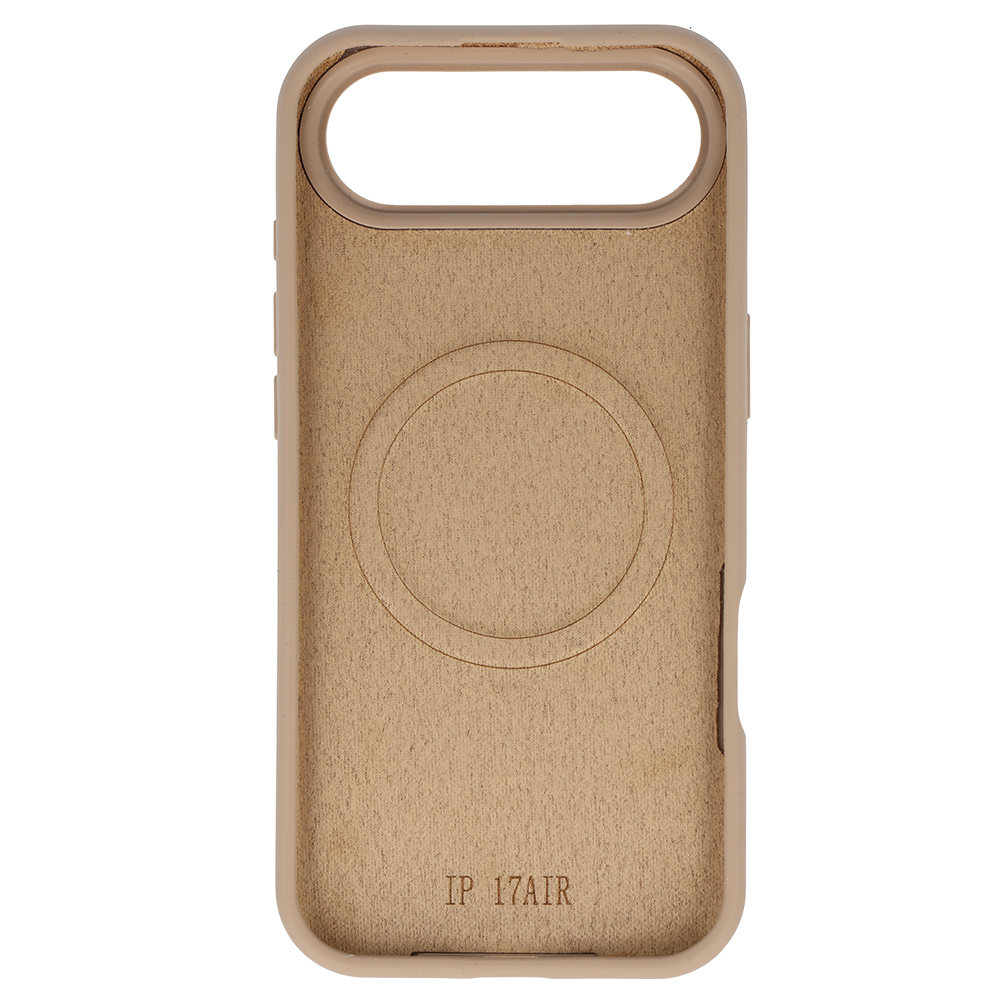 Pokrowiec Etui MagSafe Slim Silicone br�zowy Apple iPhone 17 Air / 3