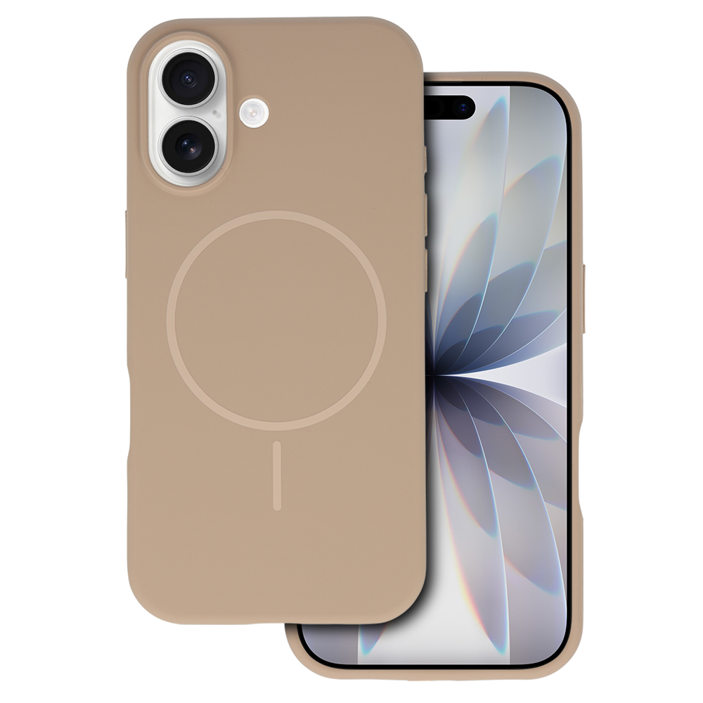 Pokrowiec Etui MagSafe Slim Silicone br�zowy Apple iPhone 17