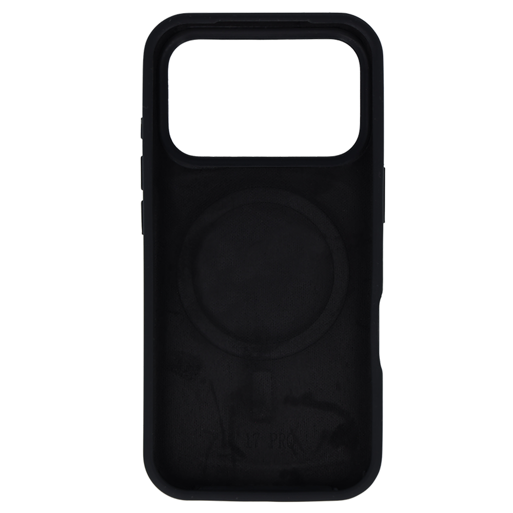 Pokrowiec Etui MagSafe Slim Silicone czarny Apple iPhone 17 Pro / 3