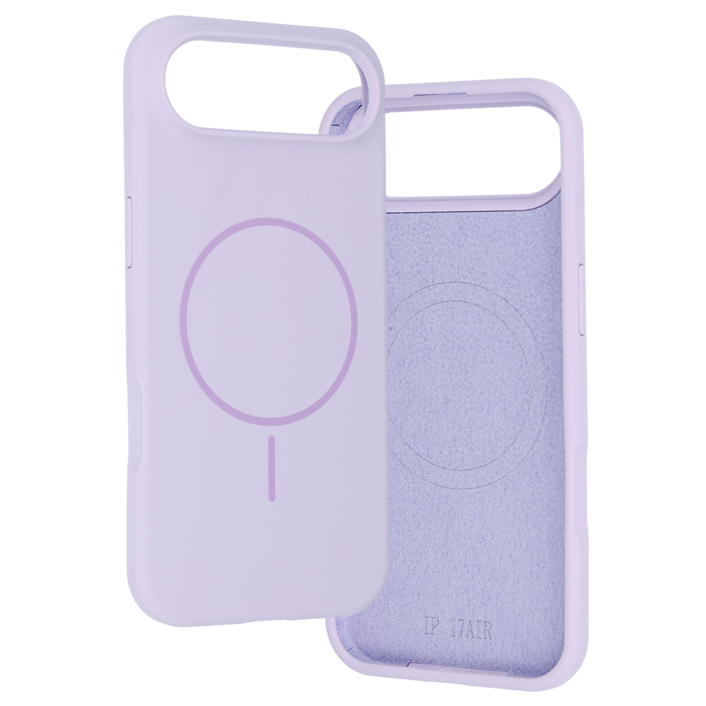 Pokrowiec Etui MagSafe Slim Silicone fioletowy Apple iPhone 17 Air / 4