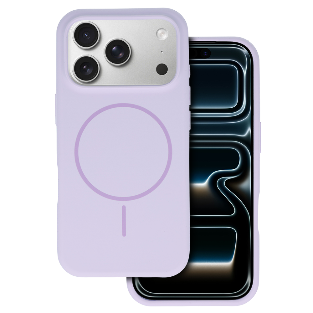Pokrowiec Etui MagSafe Slim Silicone fioletowy Apple iPhone 17 Pro Max