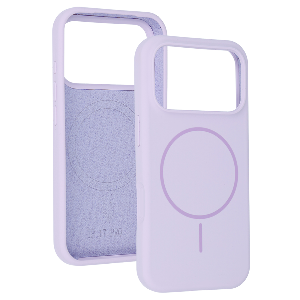 Pokrowiec Etui MagSafe Slim Silicone fioletowy Apple iPhone 17 Pro Max / 4