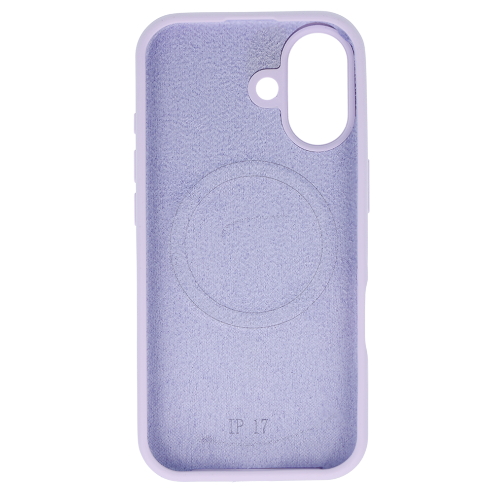 Pokrowiec Etui MagSafe Slim Silicone fioletowy Apple iPhone 17 / 3