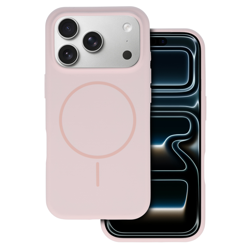 Pokrowiec Etui MagSafe Slim Silicone jasnor�owy Apple iPhone 17 Pro Max