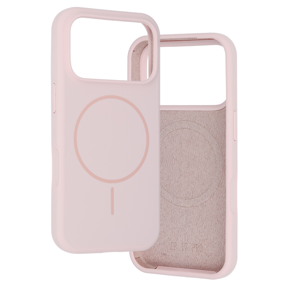 Pokrowiec Etui MagSafe Slim Silicone jasnor�owy Apple iPhone 17 Pro / 4