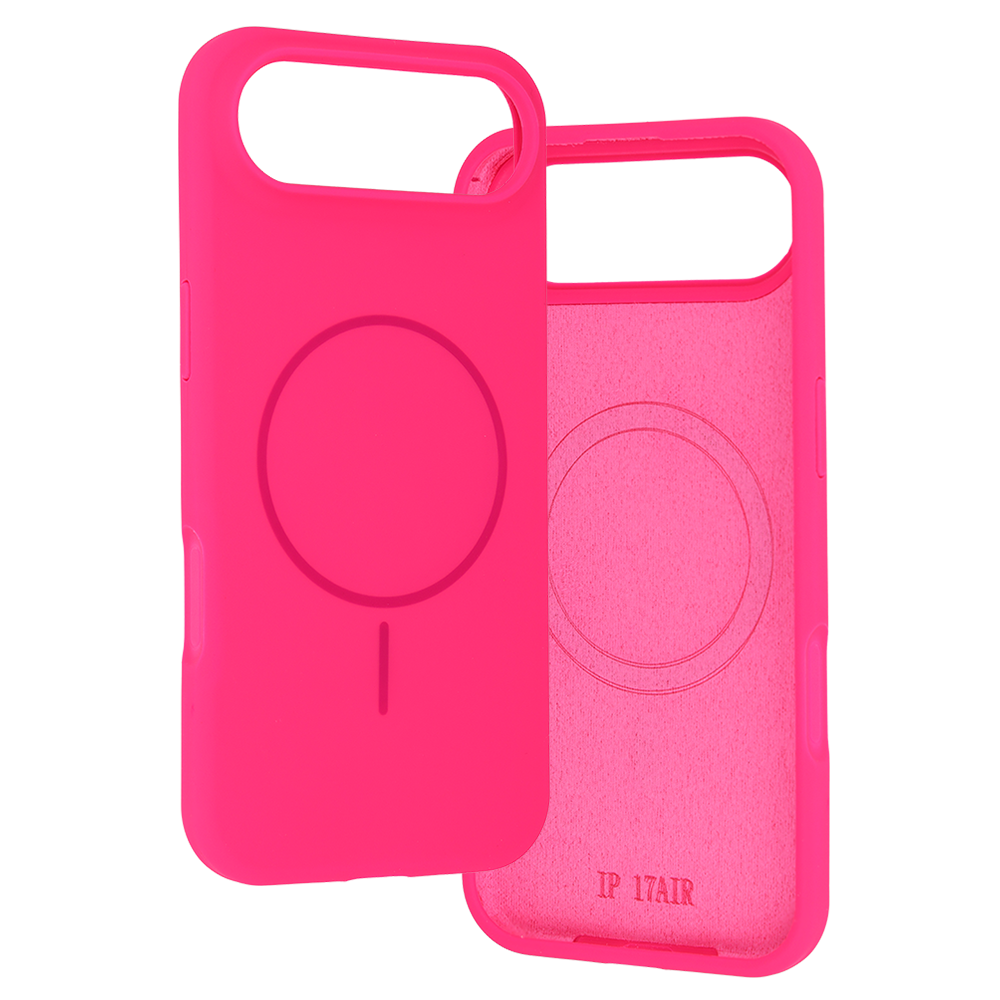 Pokrowiec Etui MagSafe Slim Silicone r�owy Apple iPhone 17 Air / 4