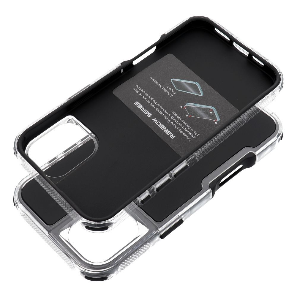 Pokrowiec Etui Matrix czarny Apple iPhone 16 Plus / 7