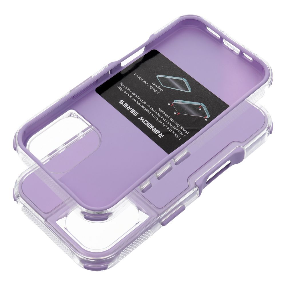 Pokrowiec Etui Matrix jasnofioletowy Apple iPhone 16 / 7 Pokrowiec Etui Matrix jasnofioletowy Apple iPhone 16 / 7