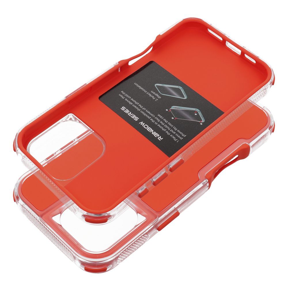 Pokrowiec Etui Matrix pomarańczowy Apple iPhone 16 Pro Max / 7 Pokrowiec Etui Matrix pomarańczowy Apple iPhone 16 Pro Max / 7