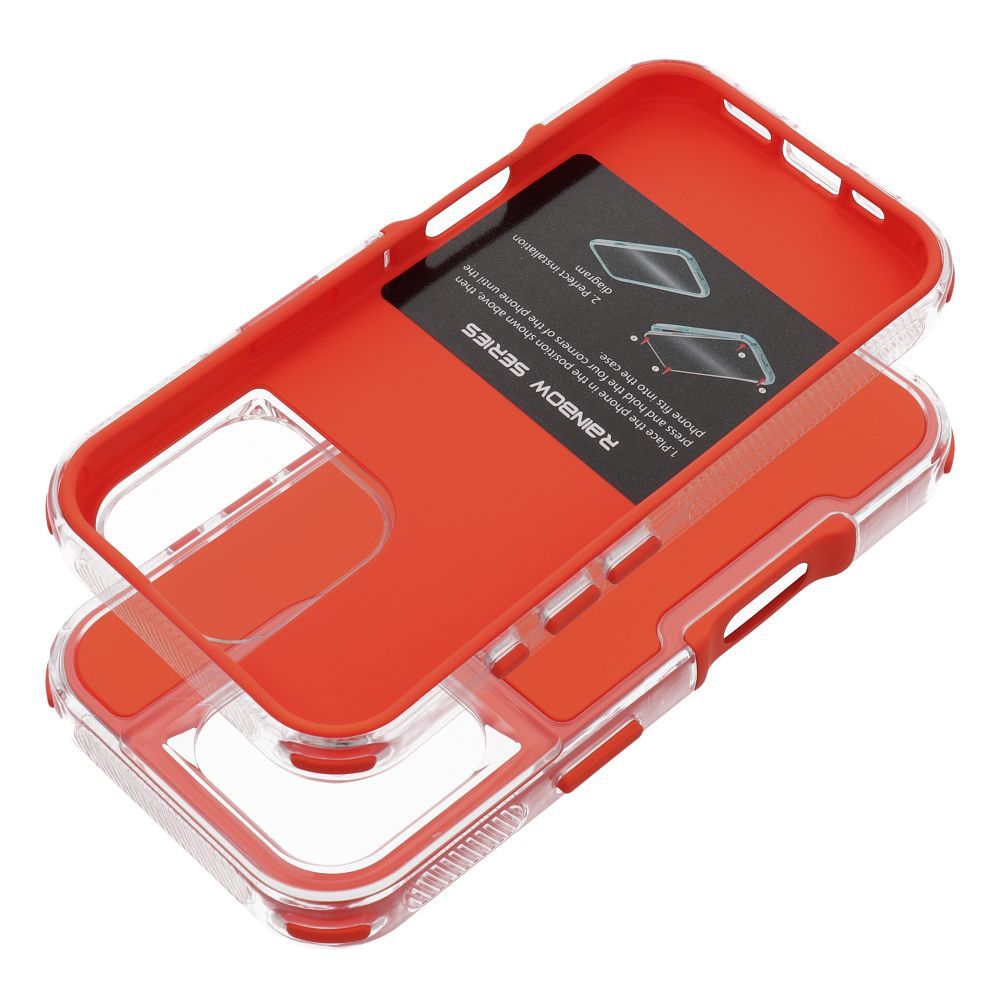 Pokrowiec Etui Matrix pomarańczowy Apple iPhone 16 Pro / 7 Pokrowiec Etui Matrix pomarańczowy Apple iPhone 16 Pro / 7