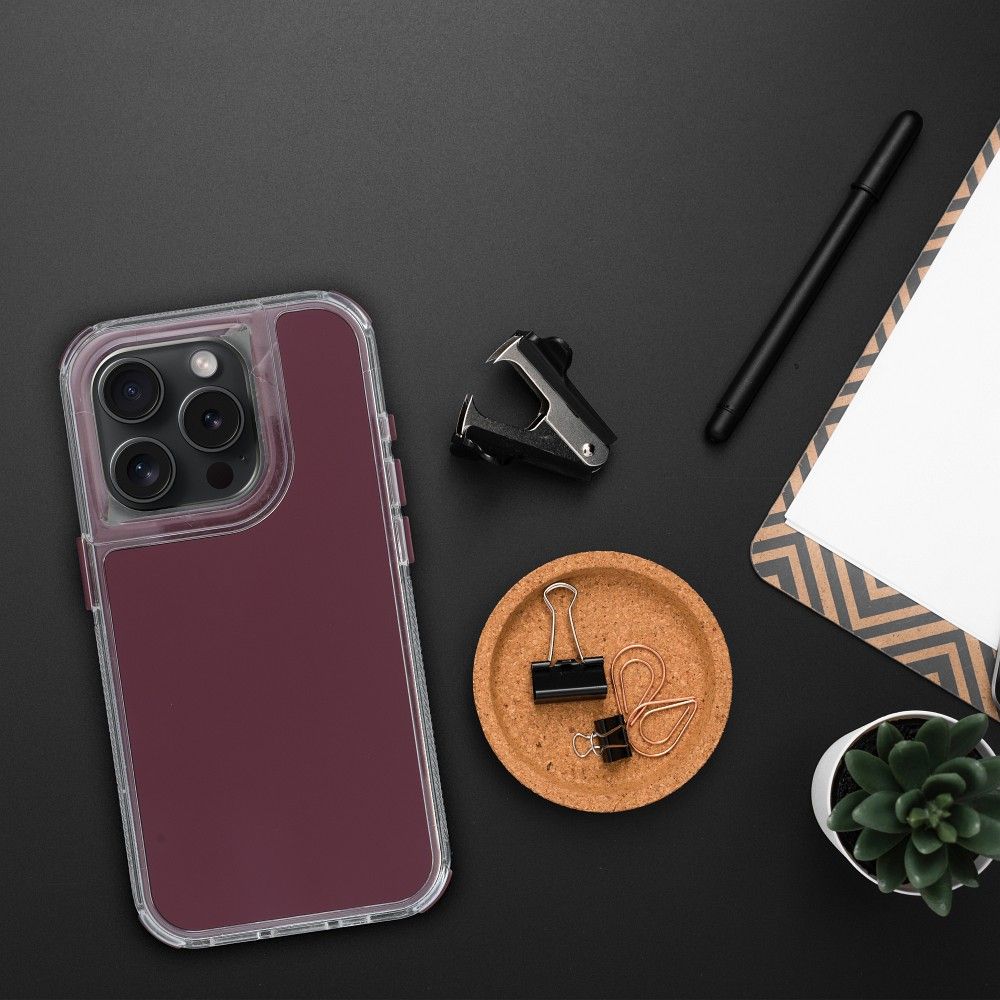 Pokrowiec Etui Matrix purpurowy Apple iPhone 12 Pro / 3 Pokrowiec Etui Matrix purpurowy Apple iPhone 12 Pro / 3
