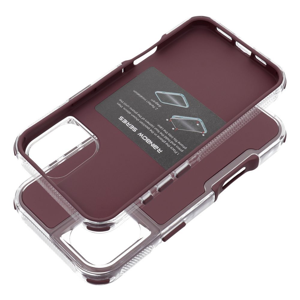 Pokrowiec Etui Matrix purpurowy Apple iPhone 16 Plus / 7 Pokrowiec Etui Matrix purpurowy Apple iPhone 16 Plus / 7