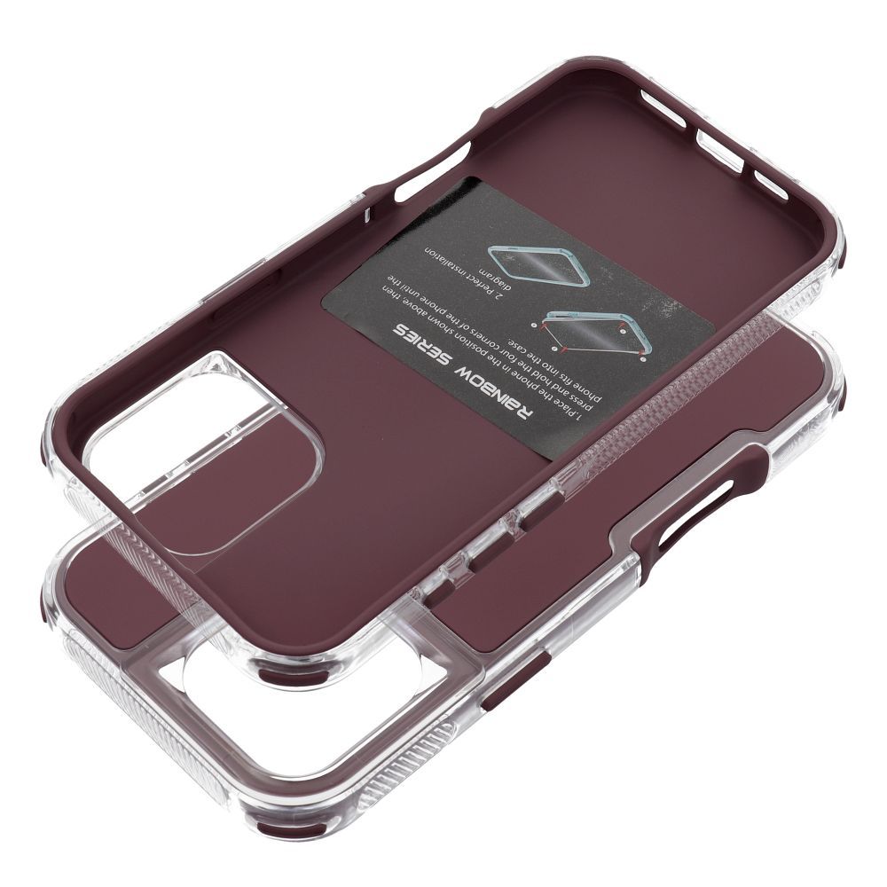 Pokrowiec Etui Matrix purpurowy Apple iPhone 16 Pro Max / 7 Pokrowiec Etui Matrix purpurowy Apple iPhone 16 Pro Max / 7