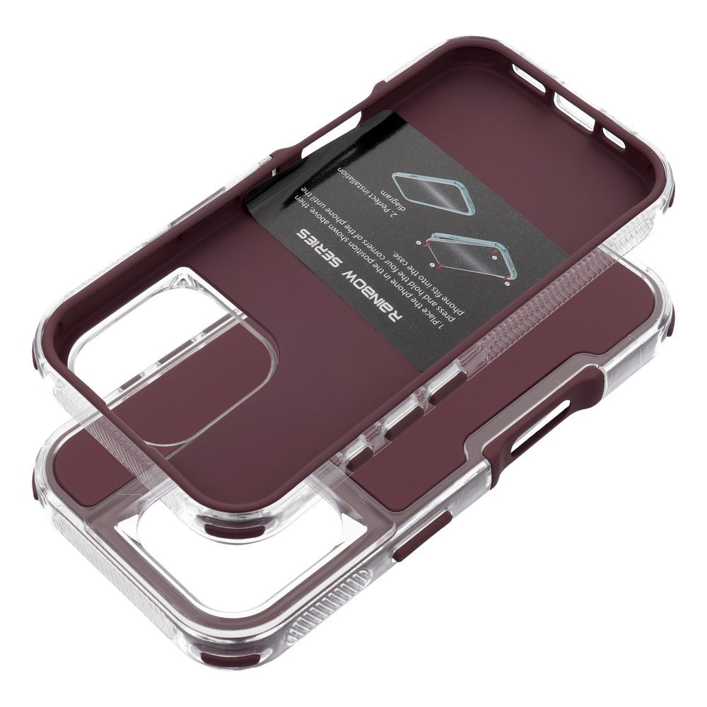 Pokrowiec Etui Matrix purpurowy Apple iPhone 16 Pro / 7 Pokrowiec Etui Matrix purpurowy Apple iPhone 16 Pro / 7