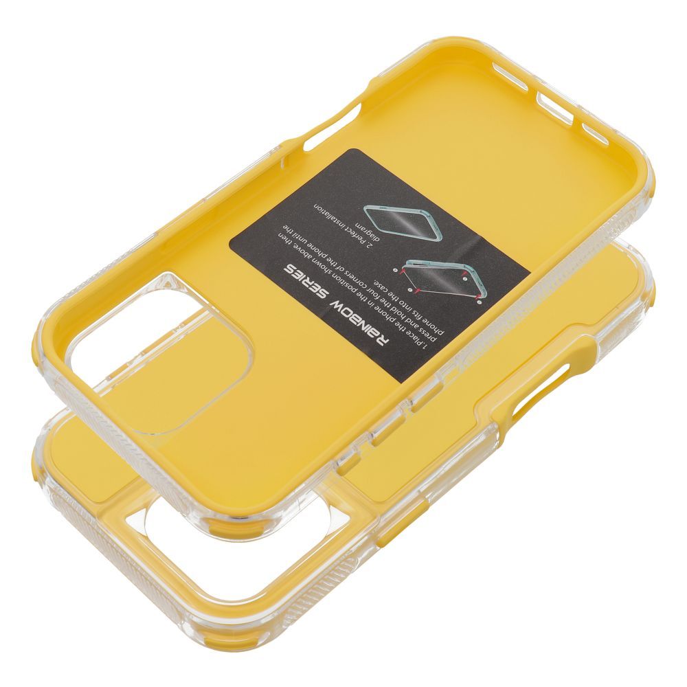 Pokrowiec Etui Matrix żółty Apple iPhone 16 Pro Max / 7 Pokrowiec Etui Matrix żółty Apple iPhone 16 Pro Max / 7