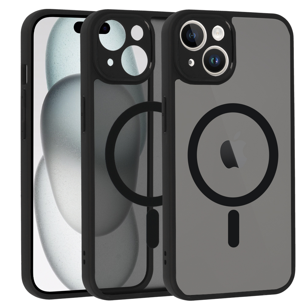 Pokrowiec etui Matte Mag Cover MagSafe czarny Apple iPhone 14