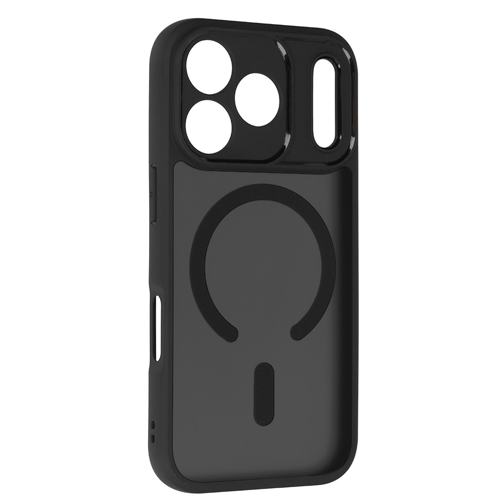 Pokrowiec etui Matte Mag Cover MagSafe czarny Apple iPhone 17 Pro Max / 2 Pokrowiec etui Matte Mag Cover MagSafe czarny Apple iPhone 17 Pro Max / 2