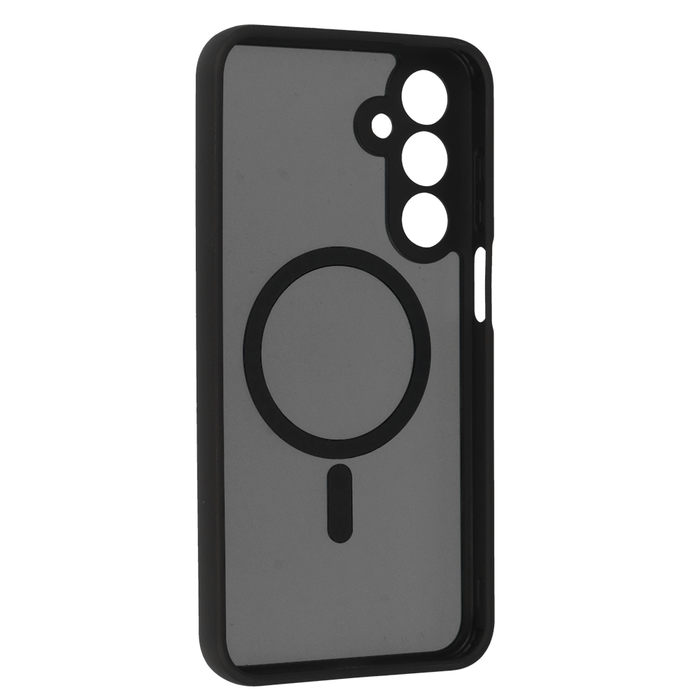 Pokrowiec etui Matte Mag Cover MagSafe czarny Samsung Galaxy M35 5G / 3