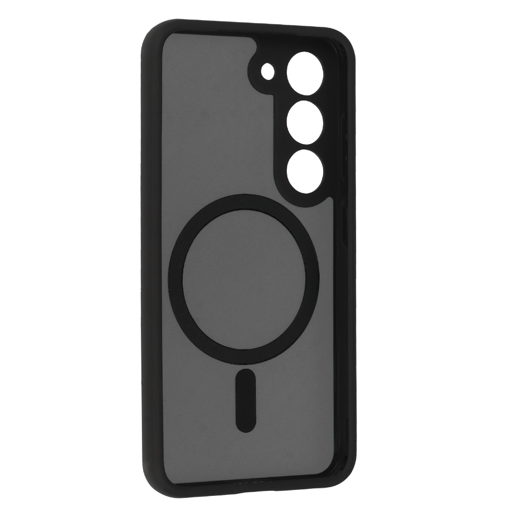 Pokrowiec etui Matte Mag Cover MagSafe czarny Samsung Galaxy S23 / 3