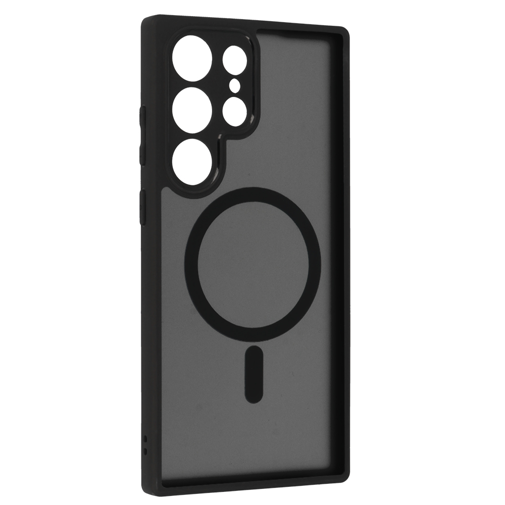 Pokrowiec etui Matte Mag Cover MagSafe czarny Samsung Galaxy S23 Ultra / 2