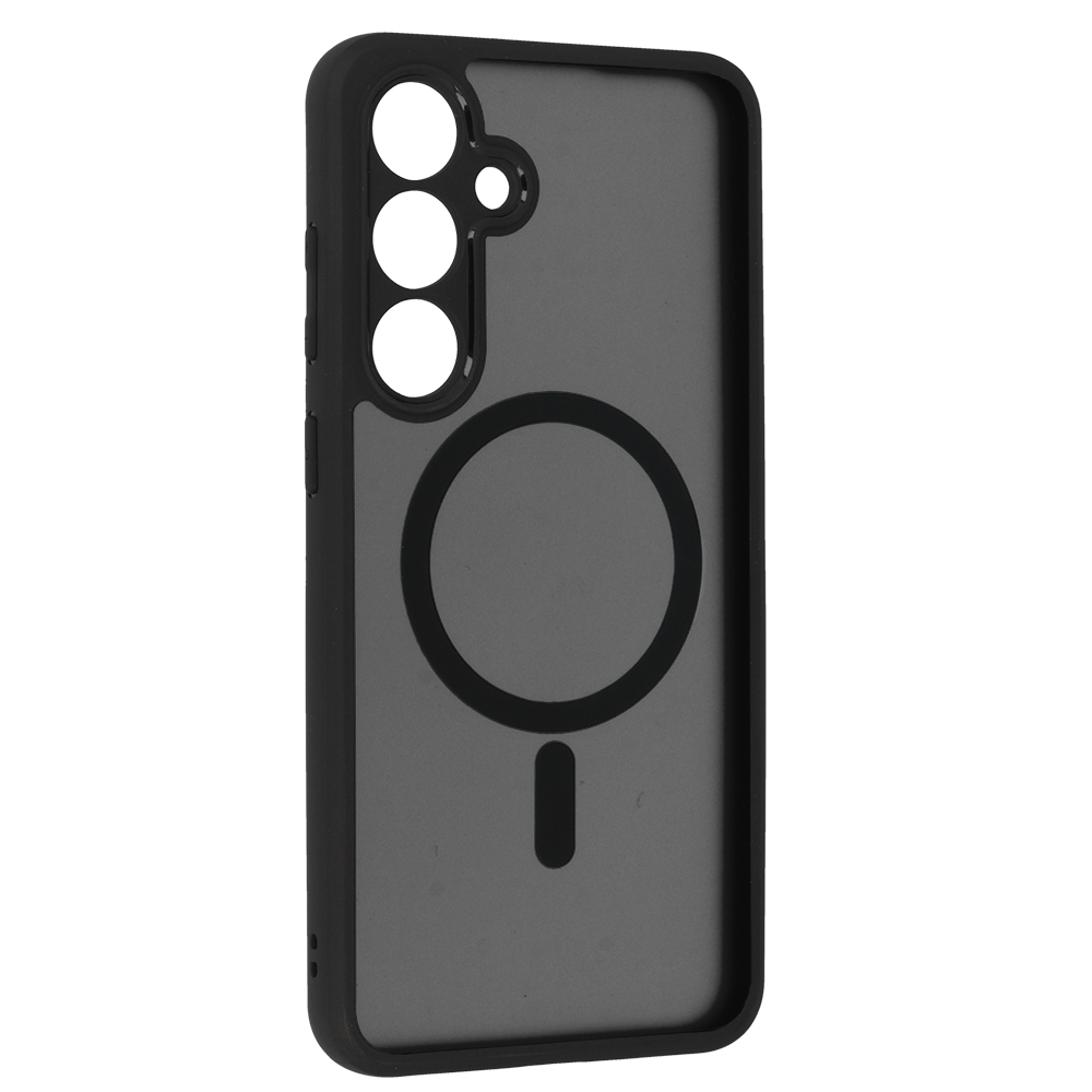 Pokrowiec etui Matte Mag Cover MagSafe czarny Samsung Galaxy S24 FE / 2
