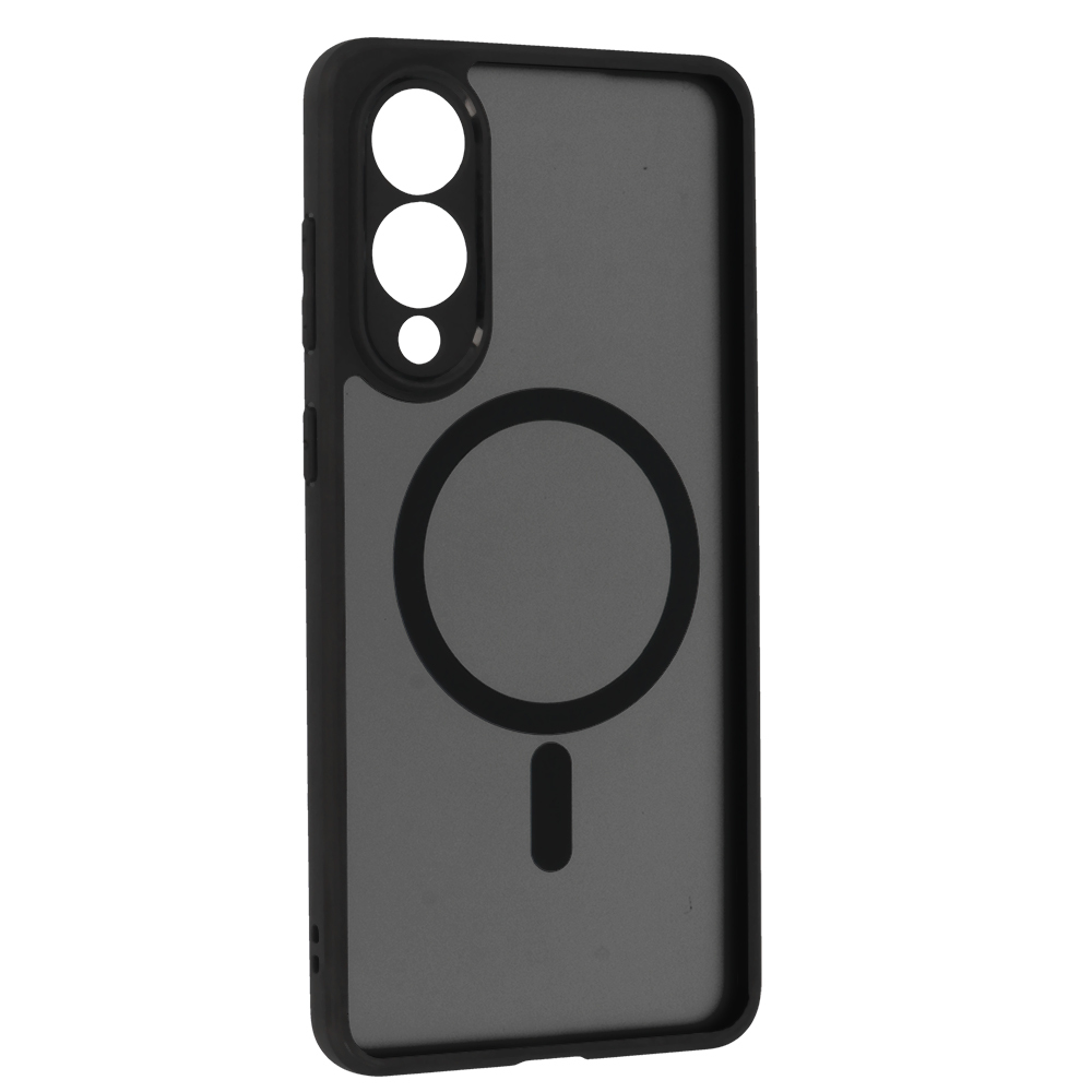 Pokrowiec etui Matte Mag Cover MagSafe czarny Samsung Galaxy S25 Edge / 2