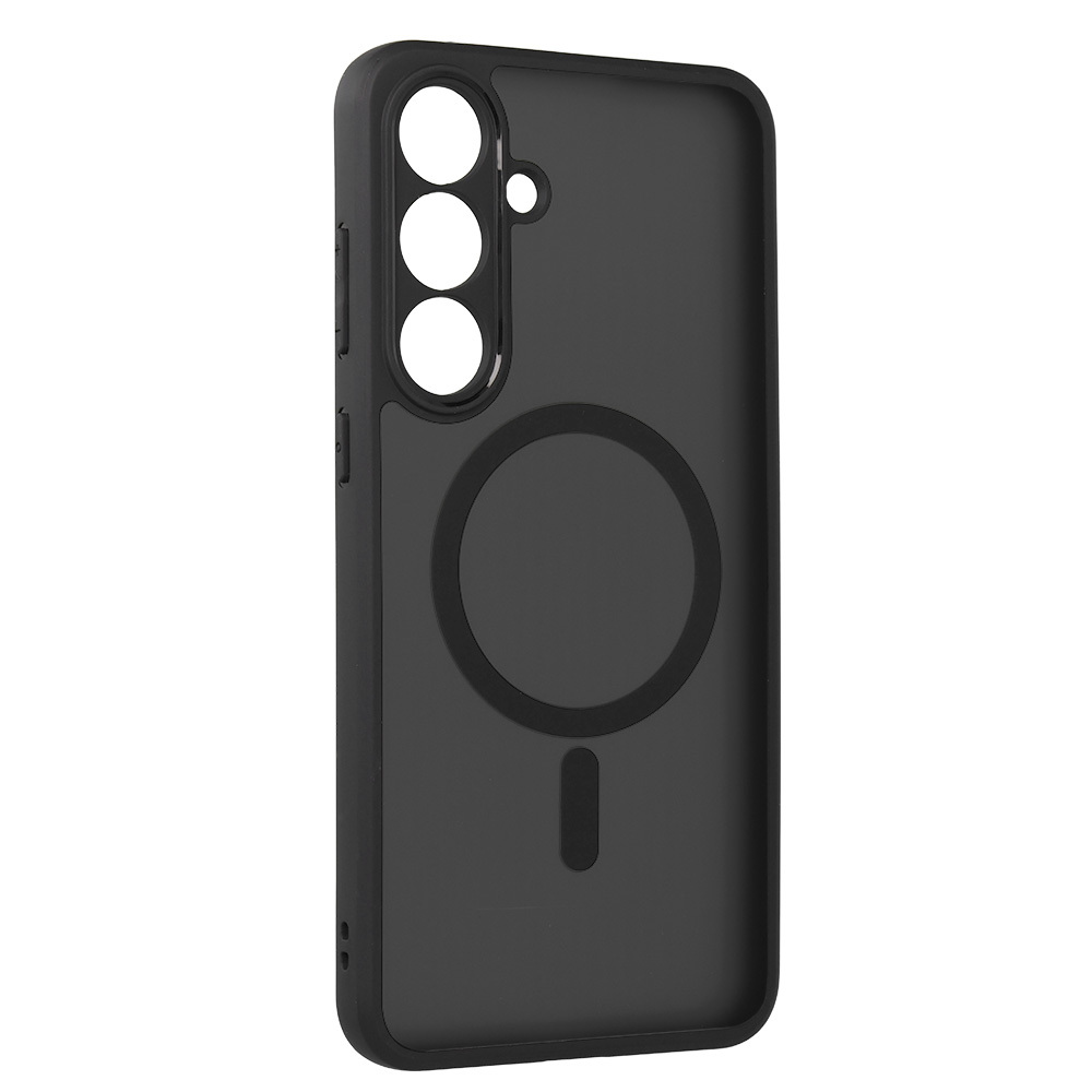 Pokrowiec etui Matte Mag Cover MagSafe czarny Samsung Galaxy S25 FE / 2