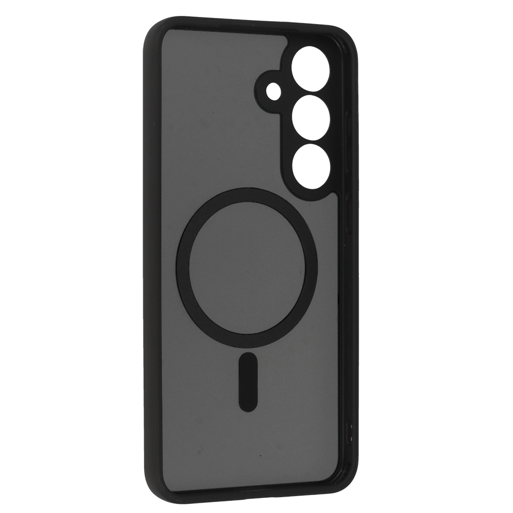 Pokrowiec etui Matte Mag Cover MagSafe czarny Samsung Galaxy S25 Plus / 3 Pokrowiec etui Matte Mag Cover MagSafe czarny Samsung Galaxy S25 Plus / 3