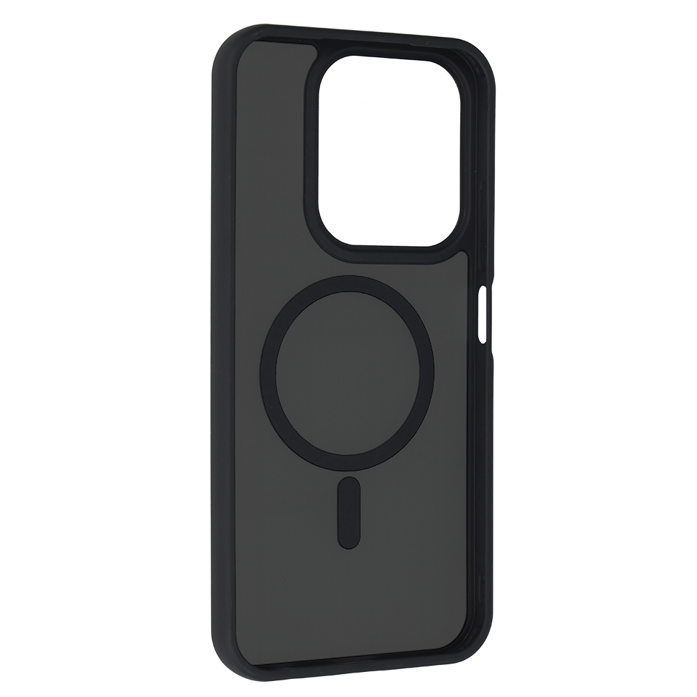 Pokrowiec etui Matte Mag Cover MagSafe czarny Xiaomi Redmi 15C 4G / 3 Pokrowiec etui Matte Mag Cover MagSafe czarny Xiaomi Redmi 15C 4G / 3