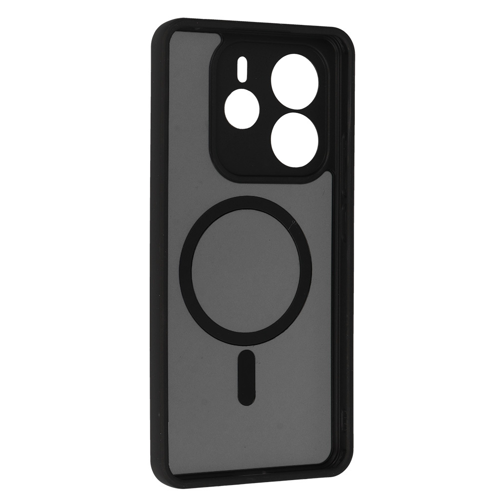 Pokrowiec etui Matte Mag Cover MagSafe czarny Xiaomi Redmi Note 14 5G / 3 Pokrowiec etui Matte Mag Cover MagSafe czarny Xiaomi Redmi Note 14 5G / 3