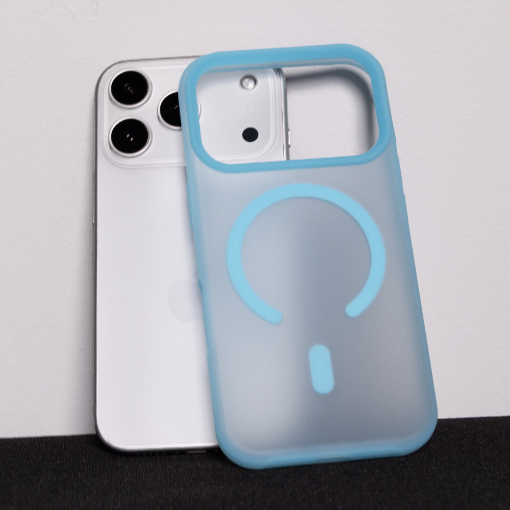 Pokrowiec etui Mist Matte Magsafe Case jasnoniebieski Samsung Galaxy S23 / 5