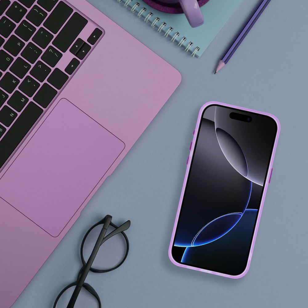 Pokrowiec Etui SAPPY fioletowy Apple iPhone 16 / 3 Pokrowiec Etui SAPPY fioletowy Apple iPhone 16 / 3