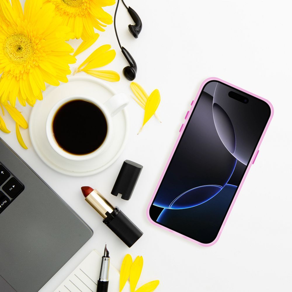 Pokrowiec Etui SAPPY różowy Apple iPhone 16 Pro Max / 3 Pokrowiec Etui SAPPY różowy Apple iPhone 16 Pro Max / 3