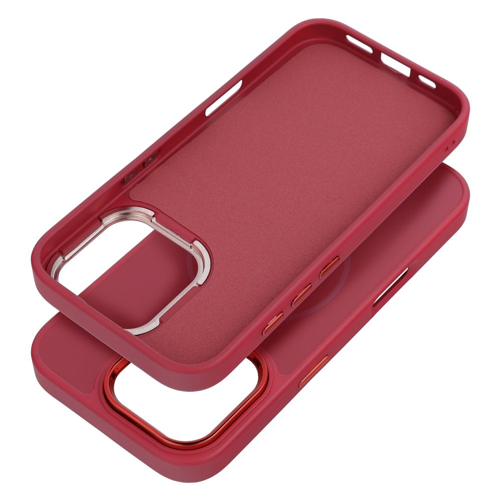 Pokrowiec Etui silikonowe magnetyczne z funkcją MagSafe MAG COVER czerwony Apple iPhone 15 Pro Max / 4 Pokrowiec Etui silikonowe magnetyczne z funkcją MagSafe MAG COVER czerwony Apple iPhone 15 Pro Max / 4