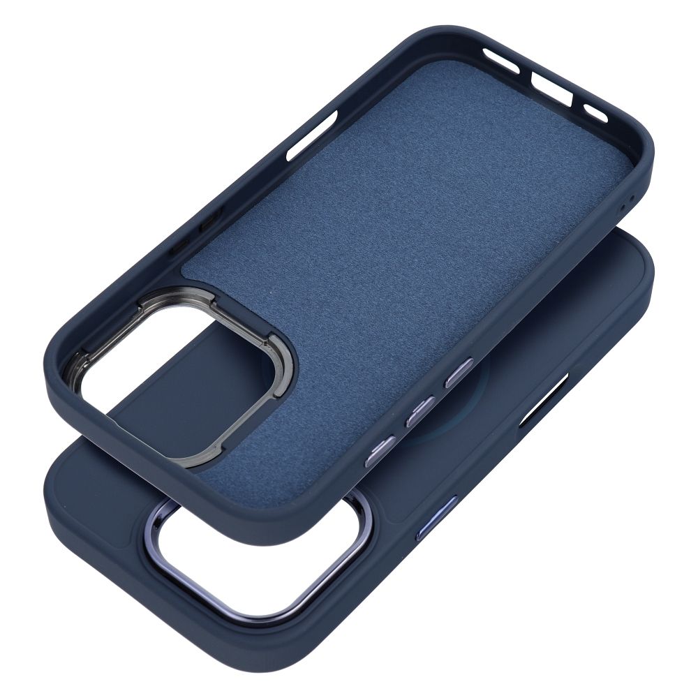 Pokrowiec Etui silikonowe magnetyczne z funkcją MagSafe MAG COVER granatowy Apple iPhone 15 Pro Max / 4 Pokrowiec Etui silikonowe magnetyczne z funkcją MagSafe MAG COVER granatowy Apple iPhone 15 Pro Max / 4
