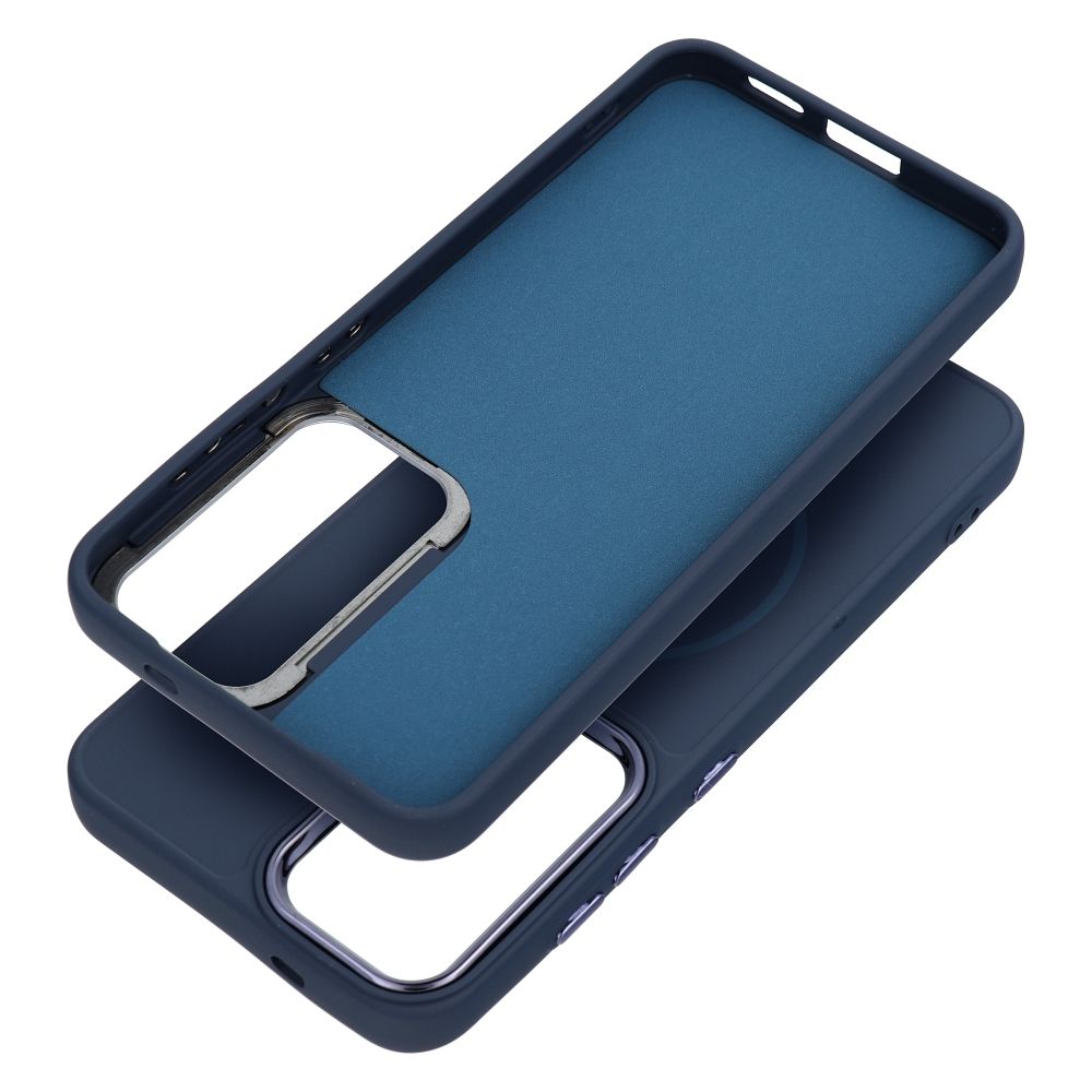 Pokrowiec Etui silikonowe magnetyczne z funkcją MagSafe MAG COVER granatowy Samsung Galaxy S26 Plus / 2 Pokrowiec Etui silikonowe magnetyczne z funkcją MagSafe MAG COVER granatowy Samsung Galaxy S26 Plus / 2