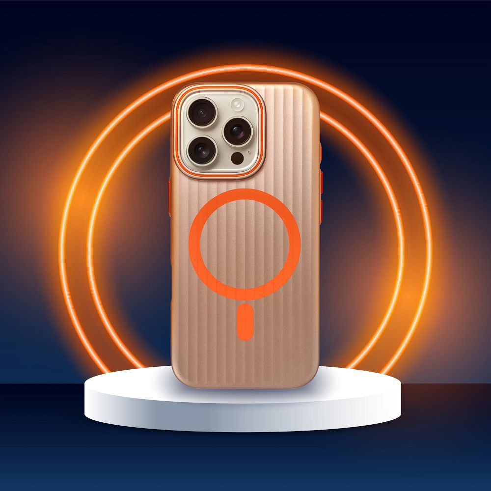 Pokrowiec Etui SIMPLY MagSafe z�oty Apple iPhone 17 / 5