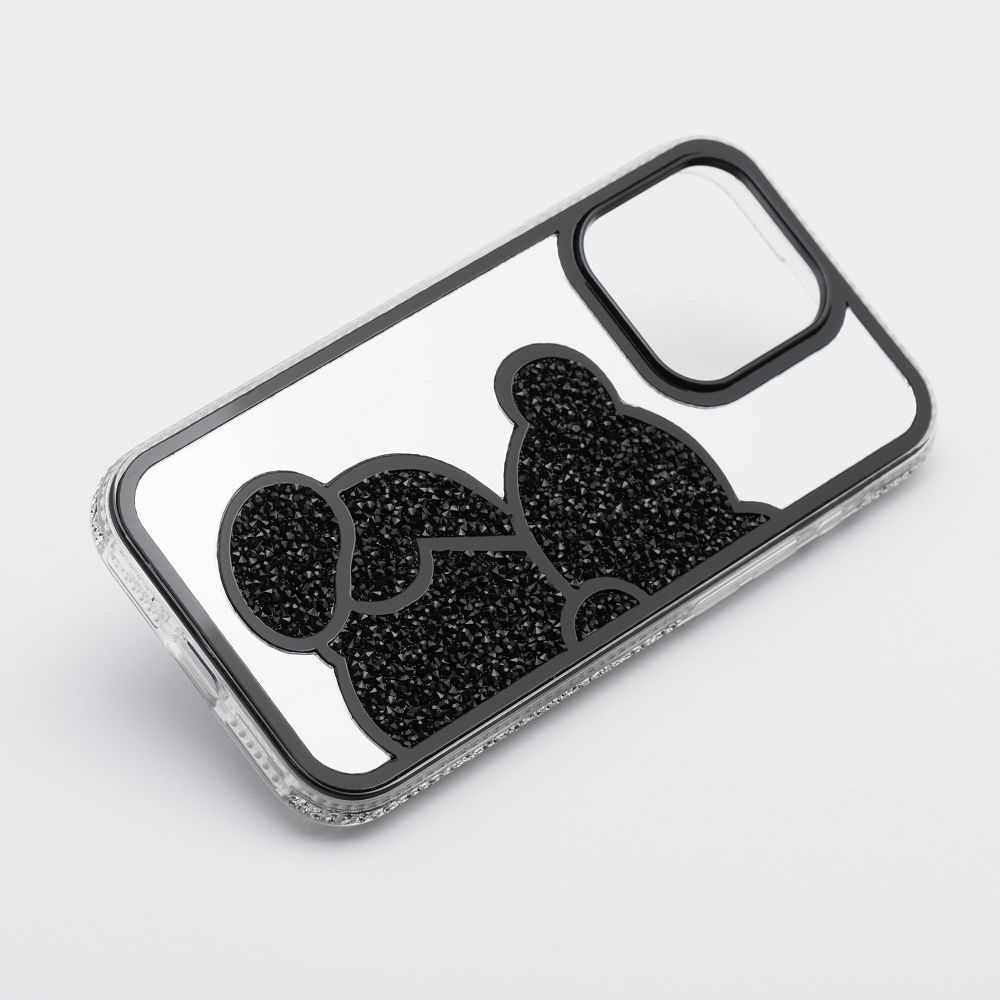 Pokrowiec Etui Teddy Bear czarny Apple iPhone 13 / 6 Pokrowiec Etui Teddy Bear czarny Apple iPhone 13 / 6