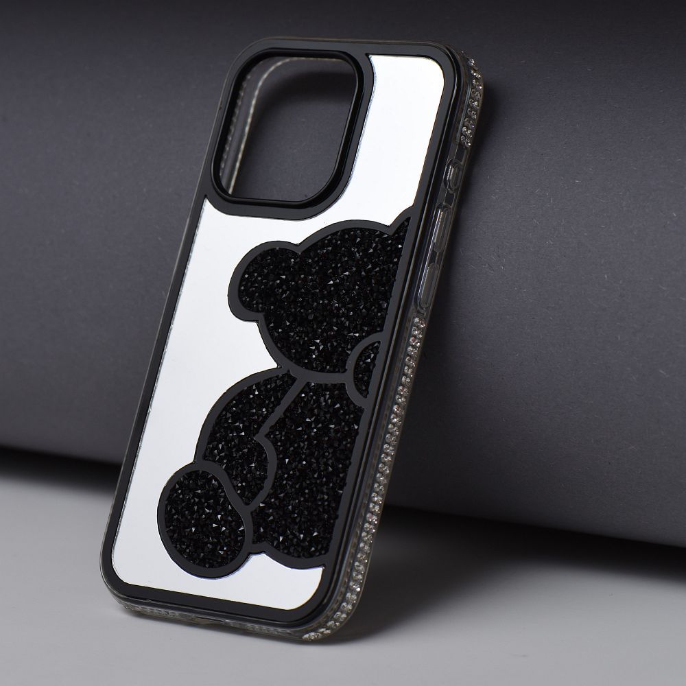 Pokrowiec Etui Teddy Bear czarny Apple iPhone 7 / 7 Pokrowiec Etui Teddy Bear czarny Apple iPhone 7 / 7
