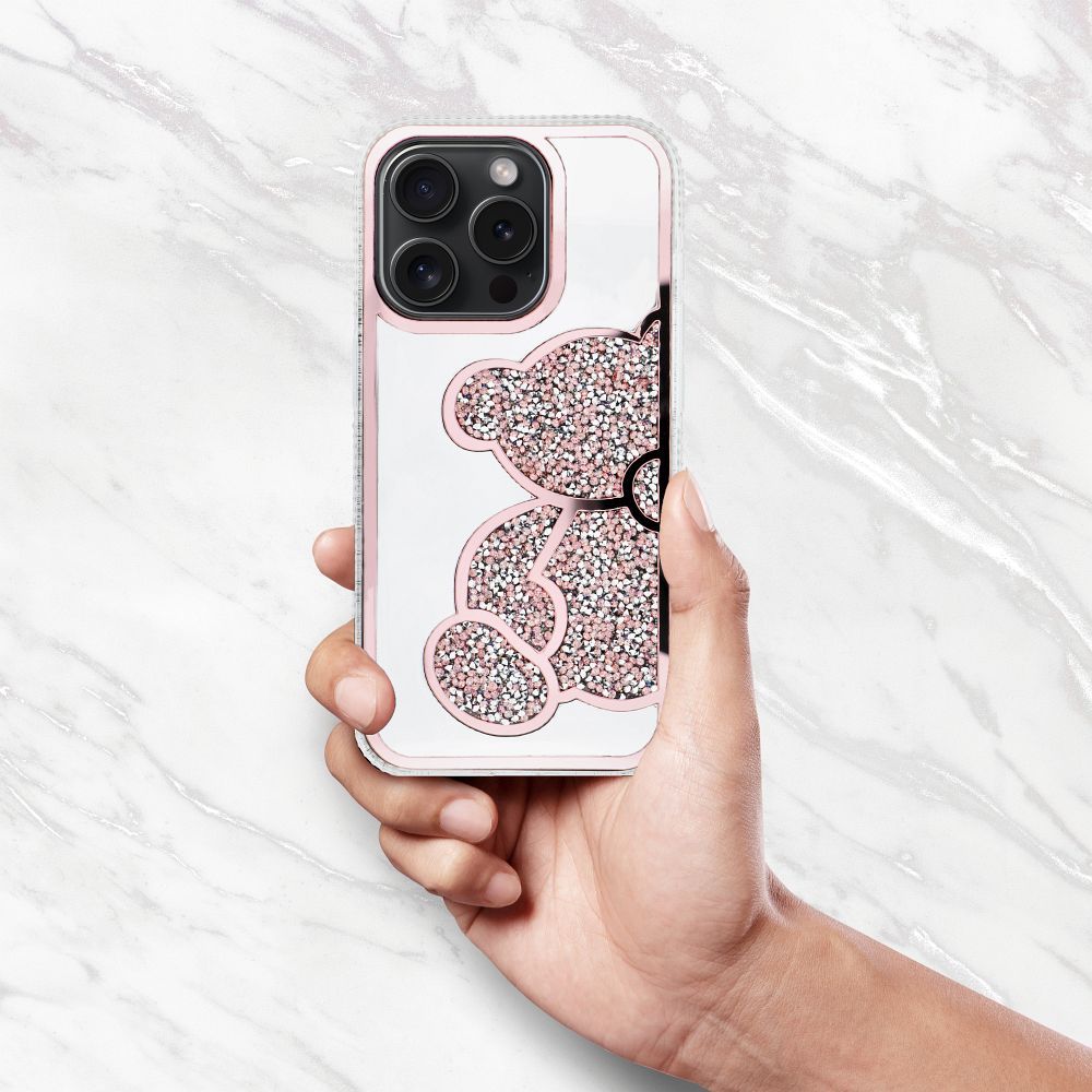 Pokrowiec Etui Teddy Bear różowy Apple iPhone 16 Pro Max / 5 Pokrowiec Etui Teddy Bear różowy Apple iPhone 16 Pro Max / 5