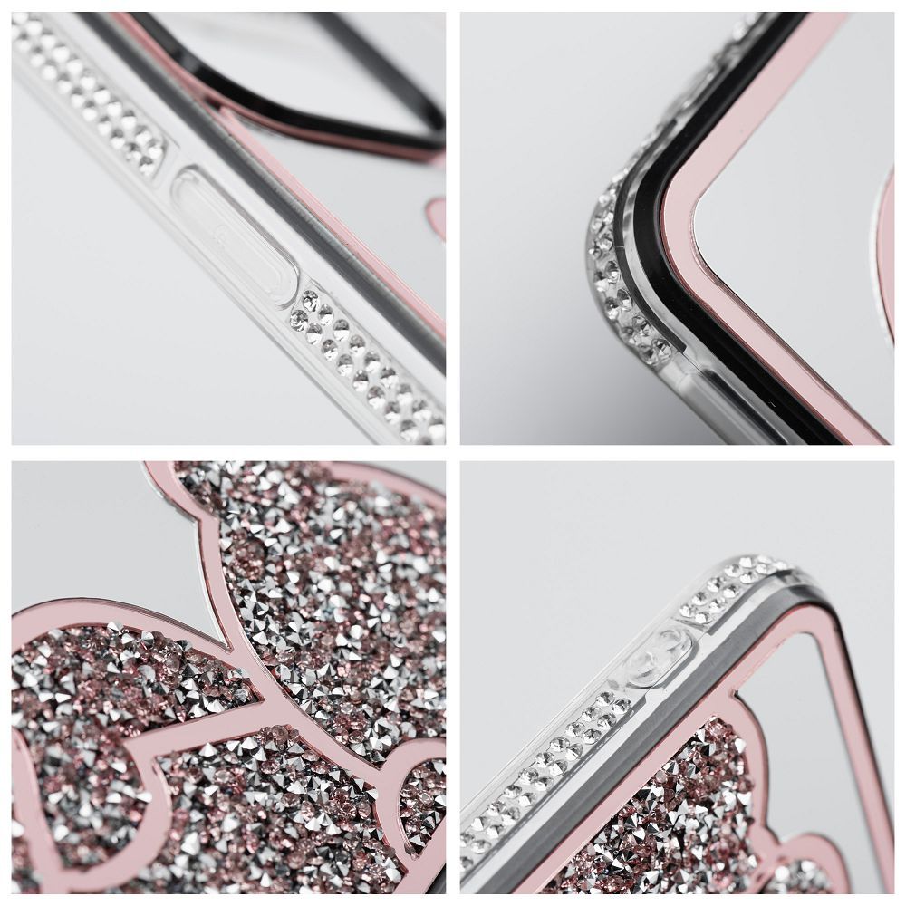 Pokrowiec Etui Teddy Bear r�owy Apple iPhone 16e / 6