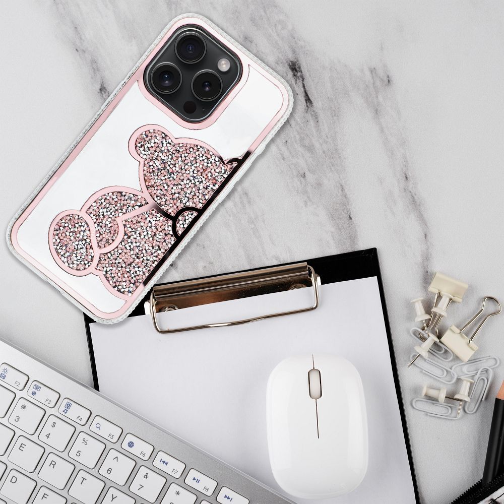 Pokrowiec Etui Teddy Bear różowy Apple iPhone 8 / 7 Pokrowiec Etui Teddy Bear różowy Apple iPhone 8 / 7