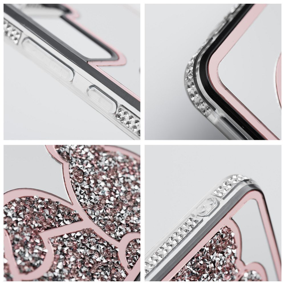 Pokrowiec Etui Teddy Bear r�owy Samsung Galaxy S24 Ultra / 9