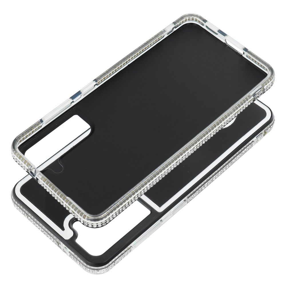 Pokrowiec Etui Teddy Bear srebrny Samsung Galaxy S25 / 10