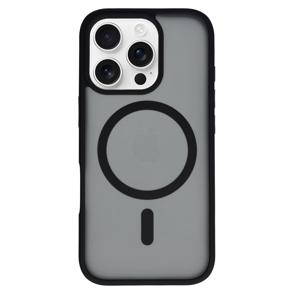 Pokrowiec Etui Tel Protect Aura Matte Magsafe Case czarny Apple iPhone 16 / 2