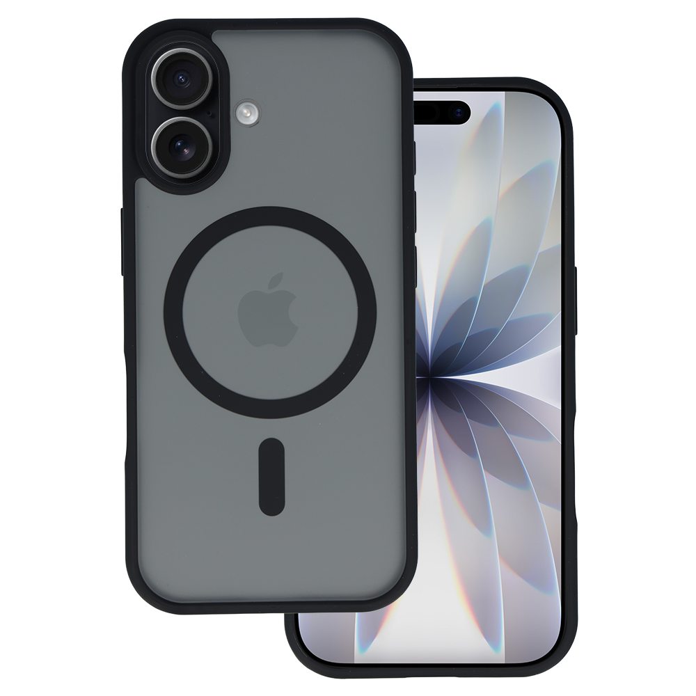 Pokrowiec Etui Tel Protect Aura Matte Magsafe Case czarny Apple iPhone 17 / 2