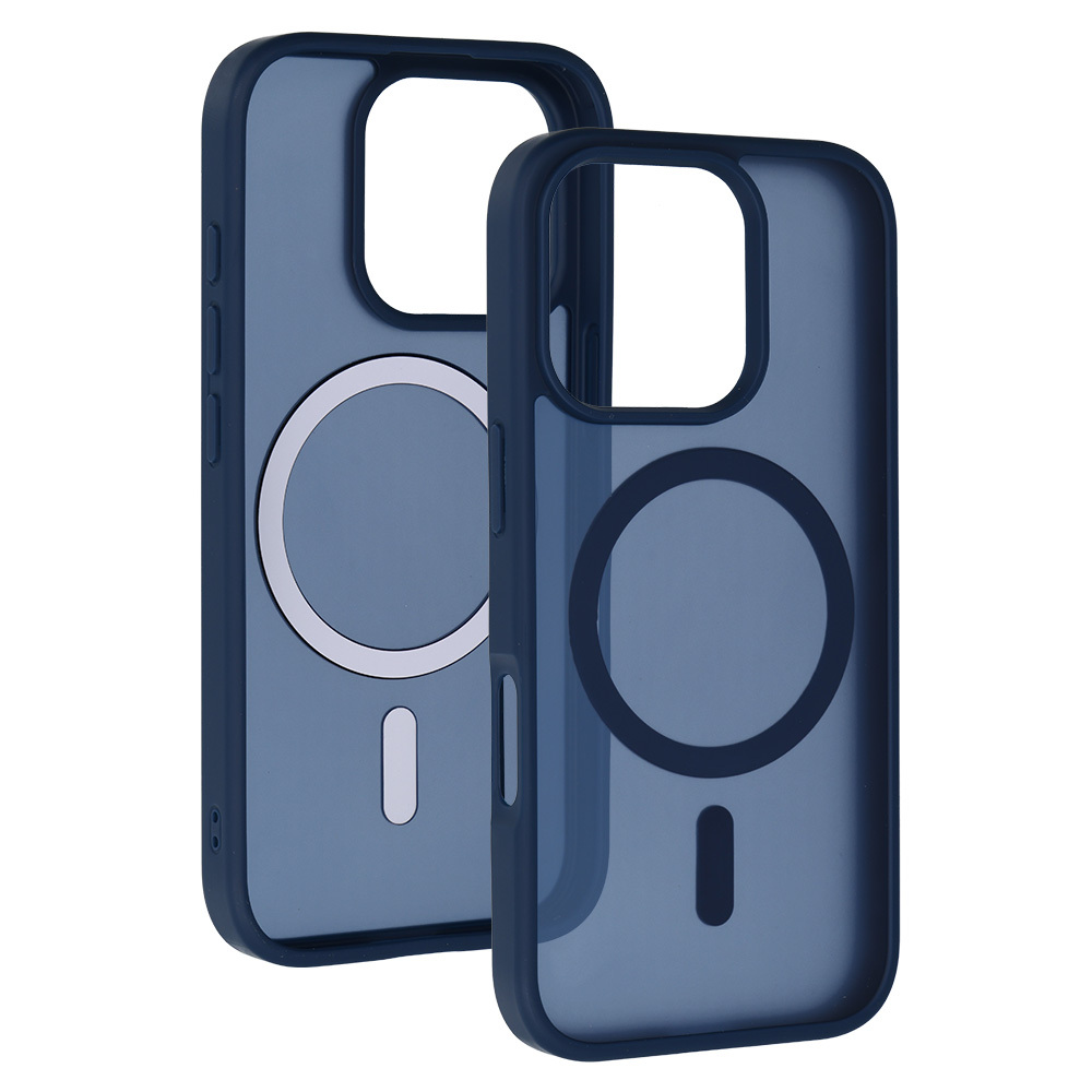 Pokrowiec Etui Tel Protect Aura Matte Magsafe Case granatowy Apple iPhone 16 Pro Max / 4